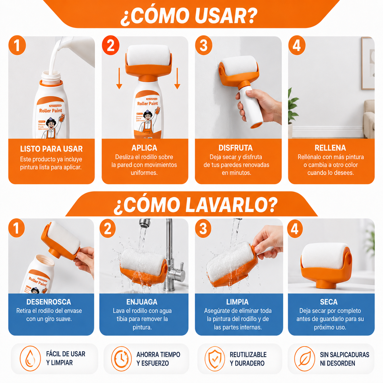 RenovaRoll™ - Paredes Como Nuevas