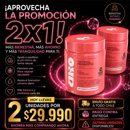URO Vaginal Probiotics - Flora Íntima Saludable 🌸